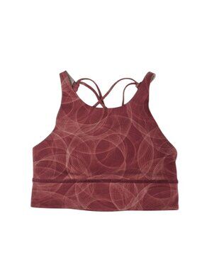 Lululemon Free to Be High-Neck Long-Line Bra, Wild, Orbit, Pullover, Strappy, 6